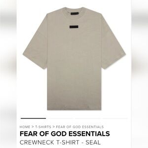 Fear of god essentials tshirt